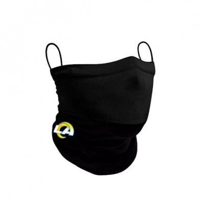 New Era - NFL Svart Mask - Los Angeles Rams 1-Pack Black Neck Gaiter @ Hatstore