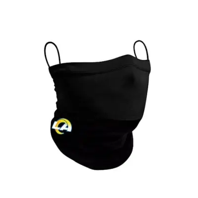 New Era - NFL Svart Mask - Los Angeles Rams 1-Pack Black Neck Gaiter @ Hatstore