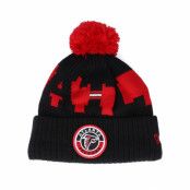 New Era - NFL Svart pom Beanie - Atlanta Falcons NFL 20 On field Sport Knit OFC Black Pom @ Hatstore