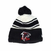 New Era - NFL Svart pom Beanie - Atlanta Falcons NFL22 Sideline Sportknit Black Pom @ Hatstore