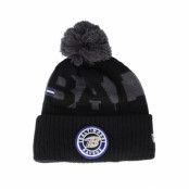 New Era - NFL Svart pom Beanie - Baltimore Ravens NFL 20 On field Sport Knit OFC Black Pom @ Hatstore