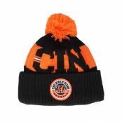 New Era - NFL Svart pom Beanie - Cincinnati Bengals NFL 20 On field Sport Knit OFC Black Pom @ Hatstore