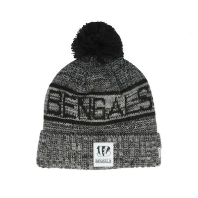 New Era - NFL Svart pom Beanie - Cincinnati Bengals NFL Slcw Sport Knit Cw Cinb Gra-os @ Hatstore