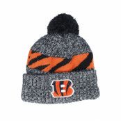 New Era - NFL Svart pom Beanie - Cincinnati Bengals Sport Knitted NFL Sideline 23 Black Pom @ Hatstore