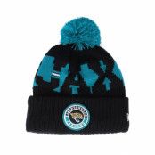 New Era - NFL Svart pom Beanie - Jacksonville Jaguars NFL 20 On field Sport Knit OFC Black Pom @ Hatstore