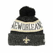 New Era - NFL Svart pom Beanie - New Orleans Saints Sport Knit Navy Pom @ Hatstore