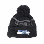 New Era - NFL Svart pom Beanie - Seattle Seahawks Coll Knit @ Hatstore