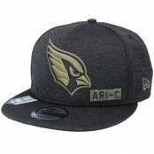 New Era - NFL Svart snapback Keps - Arizona Cardinals Salute To Service NFL 20 Heather Black Snapback @ Hatstore