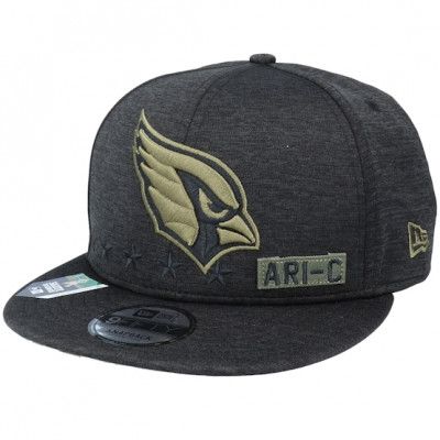 New Era - NFL Svart snapback Keps - Arizona Cardinals Salute To Service NFL 20 Heather Black Snapback @ Hatstore