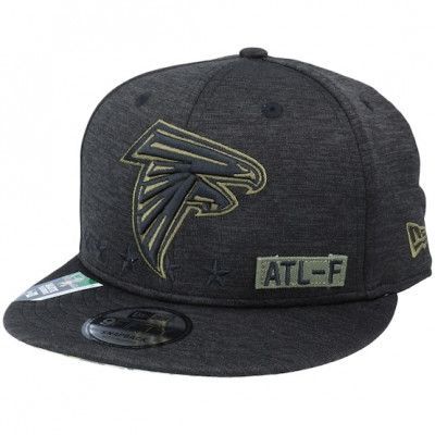 New Era - NFL Svart snapback Keps - Atlanta Falcons Salute To Service NFL 20 Heather Black Snapback @ Hatstore