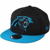 New Era - NFL Svart snapback Keps - Carolina Panthers 9Fifty On Field Black/Teal Snapback @ Hatstore