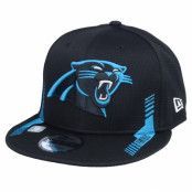 New Era - NFL Svart snapback Keps - Carolina Panthers NFL21 Side Line 9FIFTY Black Snapback @ Hatstore