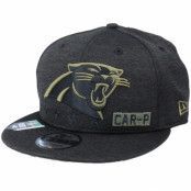 New Era - NFL Svart snapback Keps - Carolina Panthers Salute To Service NFL 20 Heather Black Snapback @ Hatstore