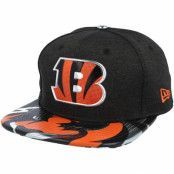 New Era - NFL Svart snapback Keps - Cincinnati Bengals Draft 2017 9Fifty Heather Black Snapback @ Hatstore