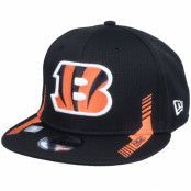 New Era - NFL Svart snapback Keps - Cincinnati Bengals NFL21 Side Line 9FIFTY Black Snapback @ Hatstore