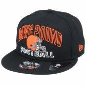 New Era - NFL Svart snapback Keps - Cleveland Browns NFL 20 Draft Alt 9Fifty Black Snapback @ Hatstore