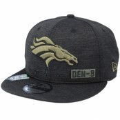 New Era - NFL Svart snapback Keps - Denver Broncos Salute To Service NFL 20 Heather Black Snapback @ Hatstore