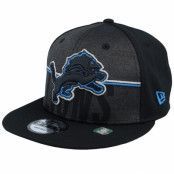 New Era - NFL Svart snapback Keps - Detroit Lions 9FIFTY NFL Training 23 Black Snapback @ Hatstore