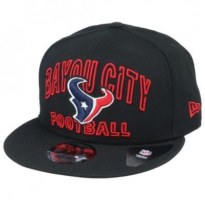 New Era - NFL Svart snapback Keps - Houston Texans NFL 20 Draft Alt 9Fifty Black Snapback @ Hatstore