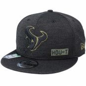 New Era - NFL Svart snapback Keps - Houston Texans Salute To Service NFL 20 Heather Black Snapback @ Hatstore