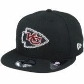 New Era - NFL Svart snapback Keps - Kansas City Chiefs NFL 20 Draft Official 9Fifty Black Snapback @ Hatstore