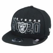 New Era - NFL Svart snapback Keps - Kids Las Vegas Raiders NFL 20 Draft Official 9Fifty Black Snapback @ Hatstore