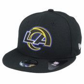 New Era - NFL Svart snapback Keps - Kids Los Angeles Rams NFL 20 Draft Official Jr 9Fifty Black Snapback @ Hatstore