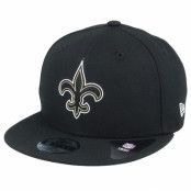 New Era - NFL Svart snapback Keps - Kids New Orleans Saints NFL 20 Draft Official 9Fifty Black Snapback @ Hatstore