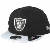 New Era - NFL Svart snapback Keps - Kids Oakland Raiders Essential 9Fifty Infant Black/Grey Snapback @ Hatstore