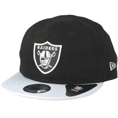 New Era - NFL Svart snapback Keps - Kids Oakland Raiders Essential 9Fifty Infant Black/Grey Snapback @ Hatstore