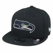 New Era - NFL Svart snapback Keps - Kids Seattle Seahawks NFL 20 Draft Official 9Fifty Black Snapback @ Hatstore