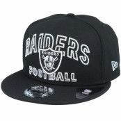 New Era - NFL Svart snapback Keps - Las Vegas Raiders NFL 20 Draft Alt 9Fifty Black Snapback @ Hatstore