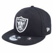 New Era - NFL Svart snapback Keps - Las Vegas Raiders NFL 9FIFTY Black Snapback @ Hatstore