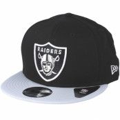 New Era - NFL Svart snapback Keps - Las Vegas Raiders NFL Cotton 9FIFTY Black/Silver Snapback @ Hatstore