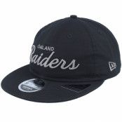 New Era - NFL Svart snapback Keps - Las Vegas Raiders NFL Retro 9FIFTY Black Snapback @ Hatstore