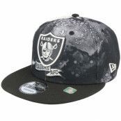 New Era - NFL Svart snapback Keps - Las Vegas Raiders NFL22 Sideline Ink 9FIFTY Black Snapback @ Hatstore