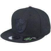 New Era - NFL Svart snapback Keps - Las Vegas Raiders Repreve 9FIFTY Black/Black Snapback @ Hatstore