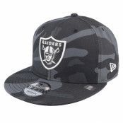 New Era - NFL Svart snapback Keps - Las Vegas Raiders Team Camo 9FIFTY Black Camo Snapback @ Hatstore