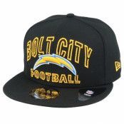 New Era - NFL Svart snapback Keps - Los Angeles Chargers NFL 20 Draft Alt 9Fifty Black Snapback @ Hatstore