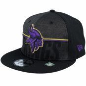 New Era - NFL Svart snapback Keps - Minnesota Vikings 9FIFTY NFL Training 23 Black Snapback @ Hatstore