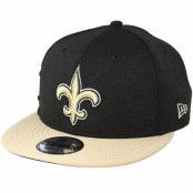 New Era - NFL Svart snapback Keps - New Orleans Saints 9Fifty On Field Black/Beige Snapback @ Hatstore