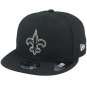 New Era - NFL Svart snapback Keps - New Orleans Saints NFL 20 Draft Official 9Fifty Black Snapback @ Hatstore