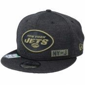 New Era - NFL Svart snapback Keps - New York Jets Salute To Service NFL 20 Heather Black Snapback @ Hatstore