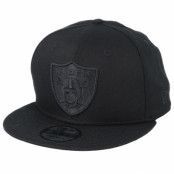 New Era - NFL Svart snapback Keps - Oakland Raiders 9Fifty Black/Black Snapback @ Hatstore