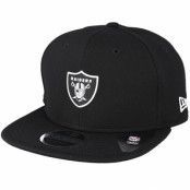 New Era - NFL Svart snapback Keps - Oakland Raiders Border Edge Pique 9Fifty Black Snapback @ Hatstore