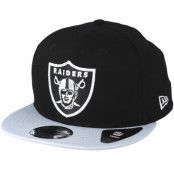 New Era - NFL Svart snapback Keps - Oakland Raiders Contrast Team 9Fifty Black/Grey Snapback @ Hatstore