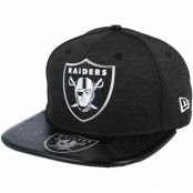 New Era - NFL Svart snapback Keps - Oakland Raiders Draft 2017 9Fifty Heather Black Snapback @ Hatstore