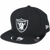 New Era - NFL Svart snapback Keps - Oakland Raiders NFL Logo Shine Black 9fifty Snapback @ Hatstore