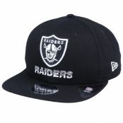 New Era - NFL Svart snapback Keps - Oakland Raiders NFL Tech Team 9Fifty Black Snapback @ Hatstore