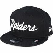 New Era - NFL Svart snapback Keps - Oakland Raiders NFL Wordmark Black Snapback @ Hatstore